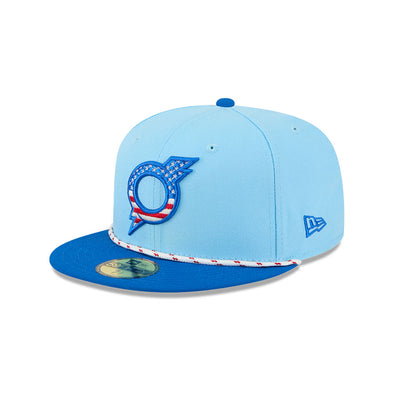 Omaha Storm Chasers 2025 New Era Fourth of July 59FIFTY Fitted Cap