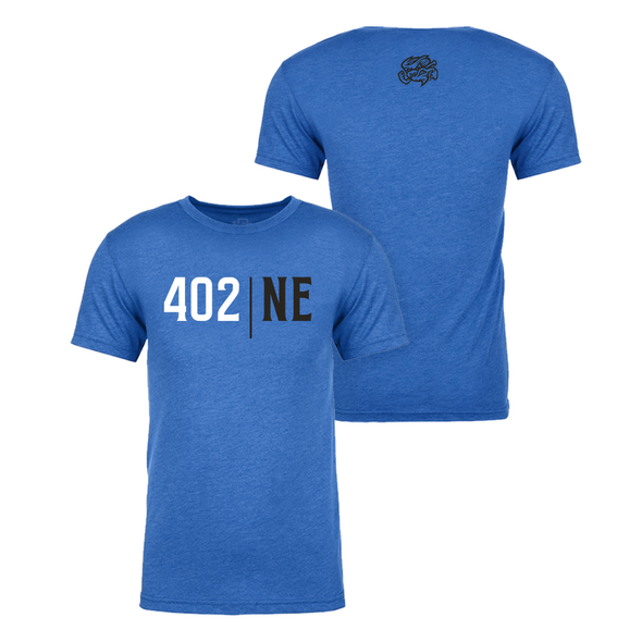 Omaha Storm Chasers 108 Stitches Men's Royal Area Code Tee