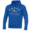Omaha Storm Chasers Under Armour Men's Armour Fleece Royal Hoodie