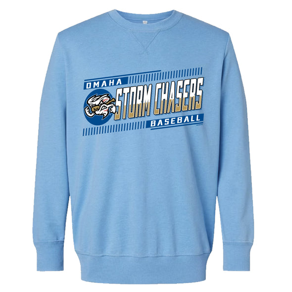Omaha Storm Chasers Bimm Ridder Men's Eddie Crewneck Vintage Wash Sweatshirt