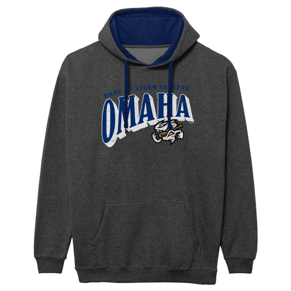 Omaha Storm Chasers L2 Brands Men's Essentials Colorblock 2.0 Hoodie