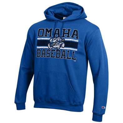 Omaha Storm Chasers Men's Champion Royal PowerBlend Hoodie