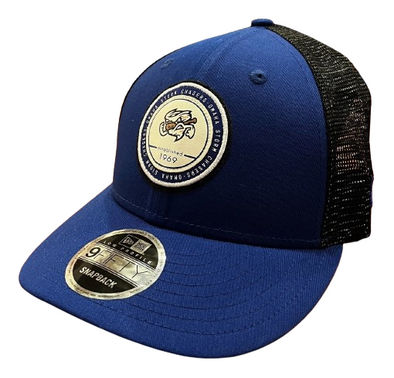 Omaha Storm Chasers New Era 950 Low Profile Royal GameDay Patch Mesh Cap