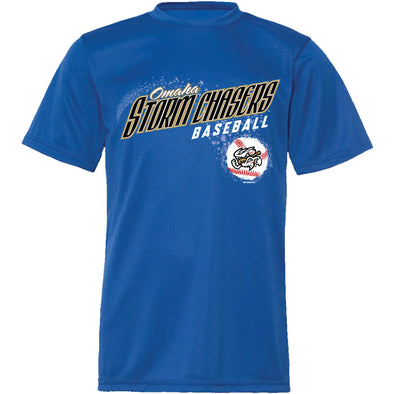 Omaha Storm Chasers Youth Bimm Ridder Royal Copperhead Performance Tee