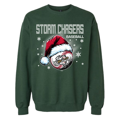 Omaha Storm Chasers Men's Bimm Ridder Forest Green Elves Christmas Sweatshirt