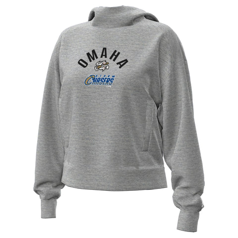 Omaha Storm Chasers Under Armour Women's Armour Fleece Gray Hoodie