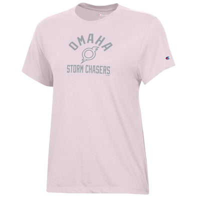 Omaha Storm Chasers Champion Women's Pink Core Tee