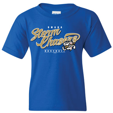 Omaha Storm Chasers Bimm Ridder Youth Royal Judkins Tee