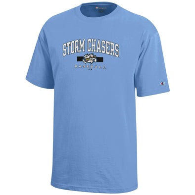 Omaha Storm Chasers Youth Champion Lt. Blue Basic Jersey Tee