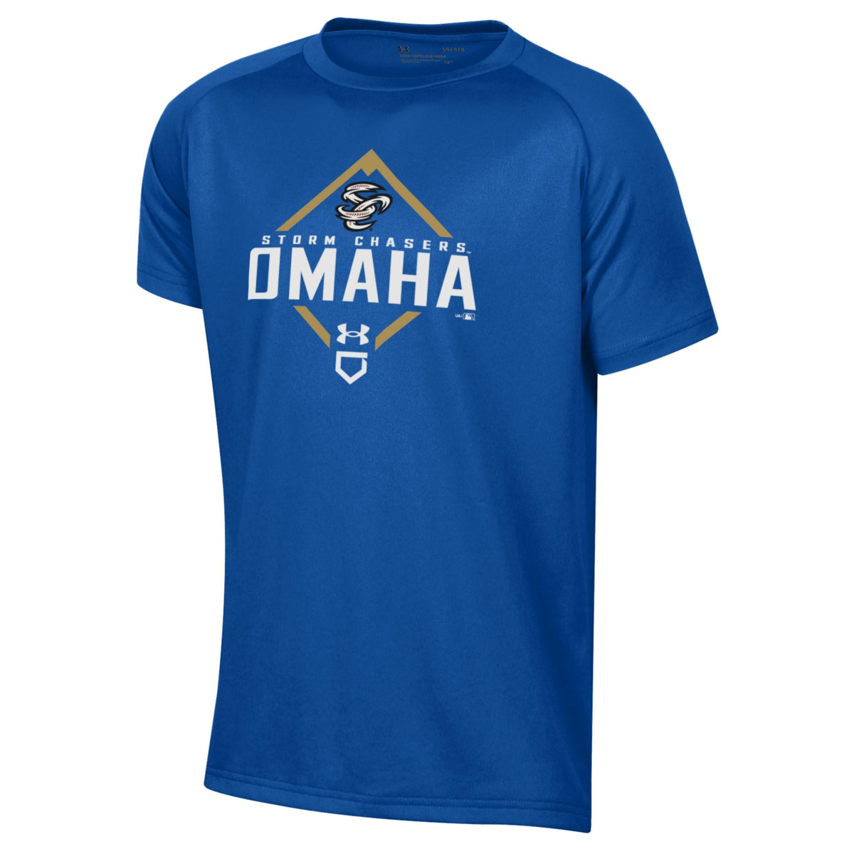 Omaha Storm Chasers Youth Under Armour Royal Tech Tee – Omaha Storm ...