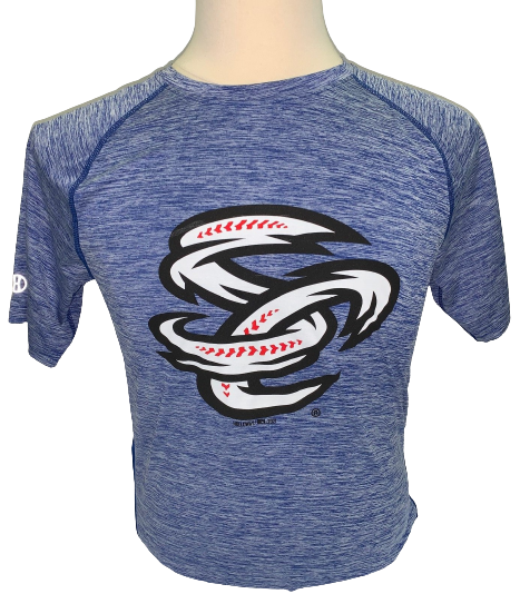 Omaha Storm Chasers Youth Augusta Royal Heather Coolcore Tee