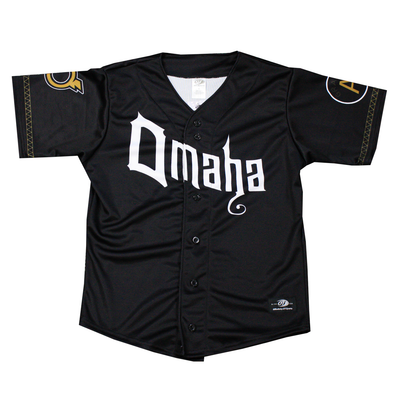 Omaha Storm Chasers Replica Grey/Royal Road Jersey 