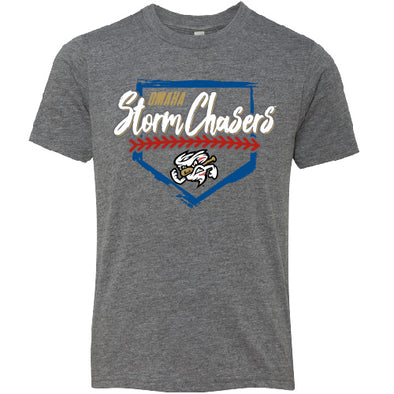 Omaha Storm Chasers Youth BR Premium Heather Creek Tee