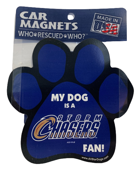 Omaha Storm Chasers Paw Magnet