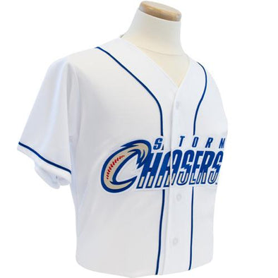 Omaha Storm Chasers Replica White HOME Jersey